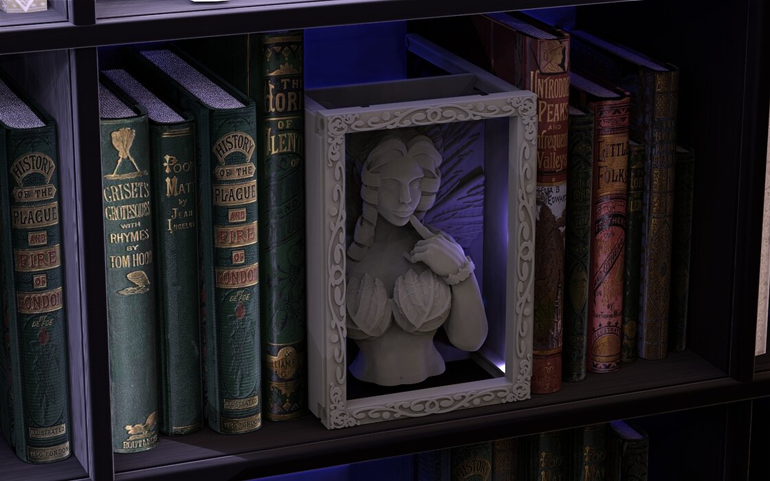 Fairy Booknook 3D STL Model — view 3