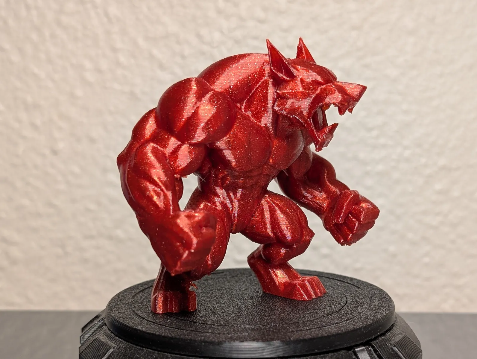 Werewolf Tabletop Miniature – Fantasy RPG Monster Figure 3D STL Model