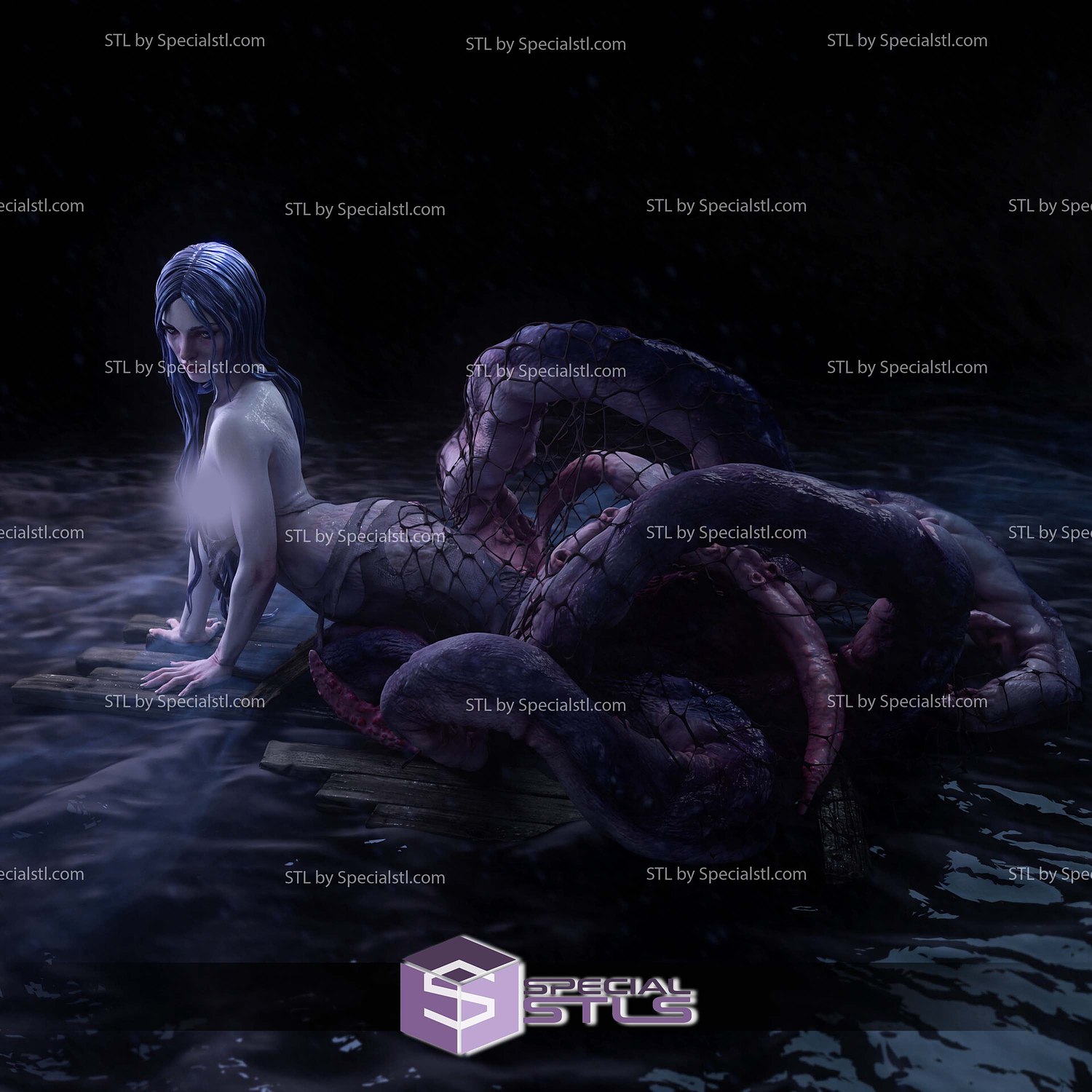 Ariel Good Catch Fanart 3D Printer Files STL Model — view 3