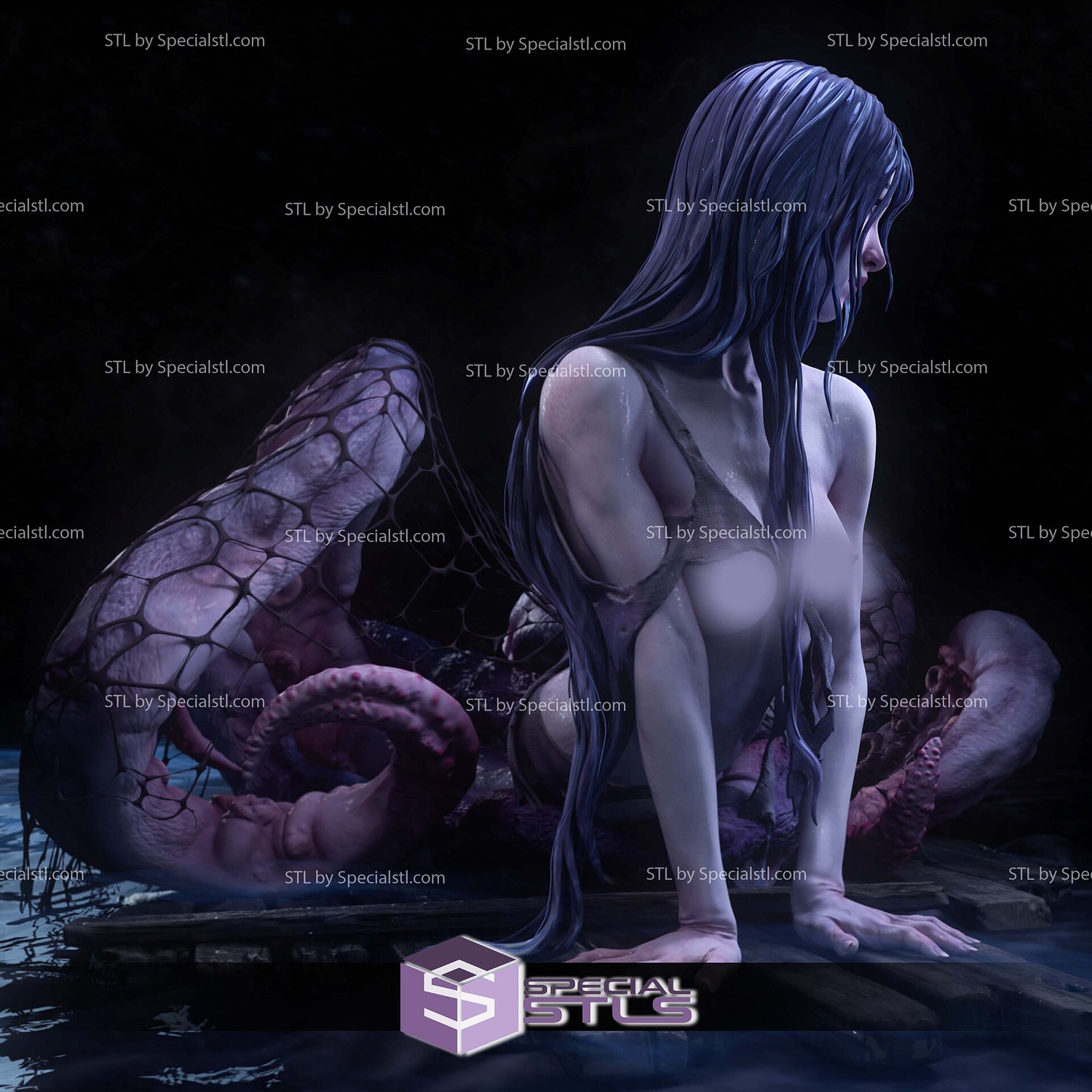 Ariel Good Catch Fanart 3D Printer Files STL Model — view 4