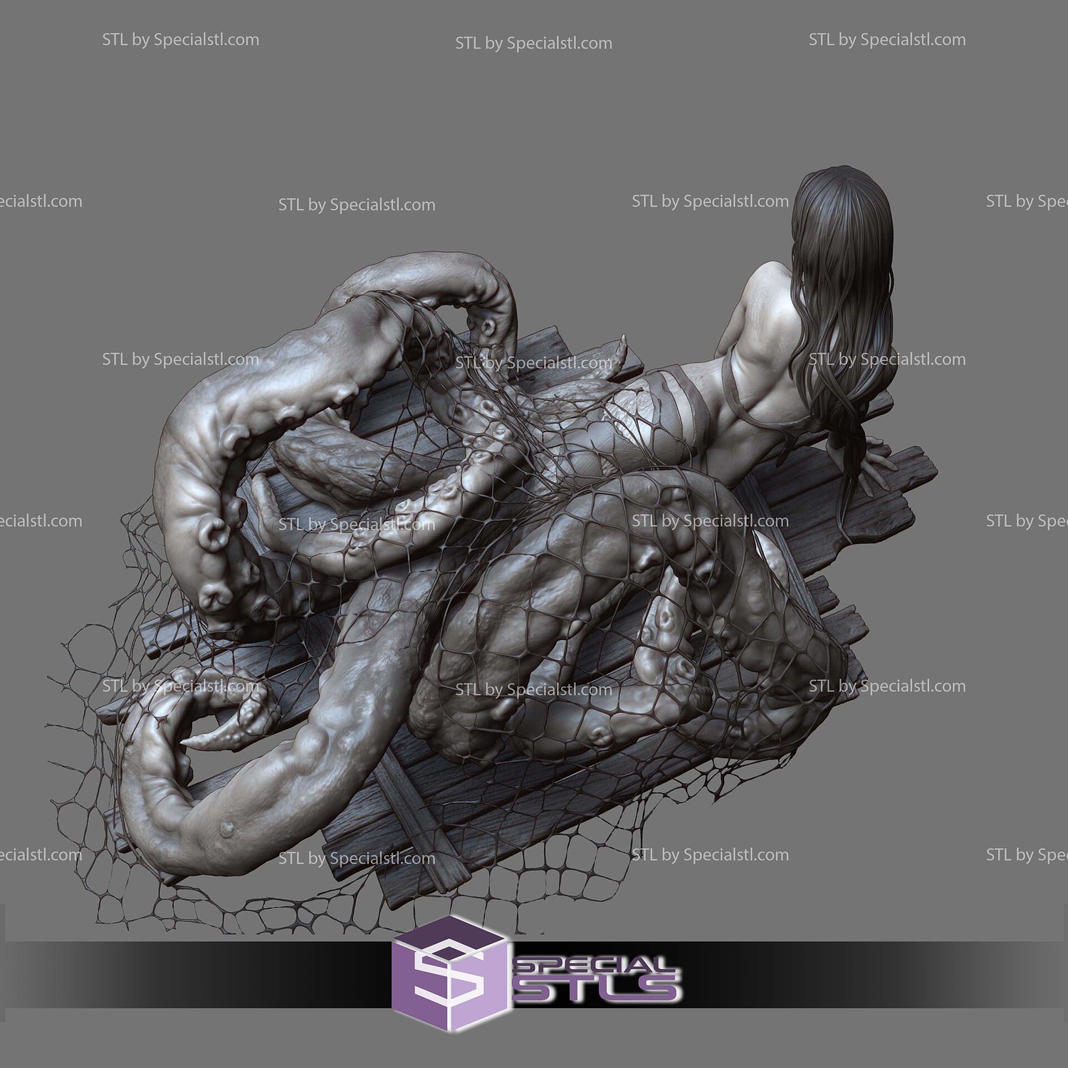 Ariel Good Catch Fanart 3D Printer Files STL Model — view 7