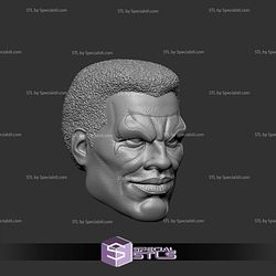 Custom Figure Head STL Collection - Icon Marvel Smirking 3D Model